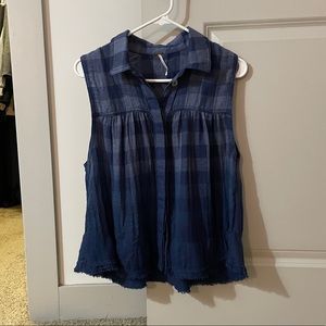 Free people button down tank